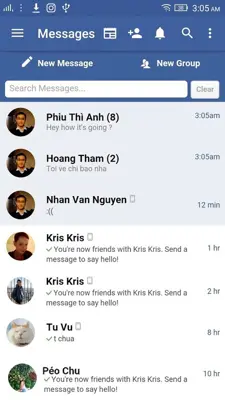 Lite Messenger Facebook android App screenshot 18